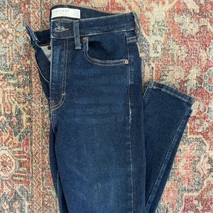Topshop indigo Jamie skinny jeans w38 l30